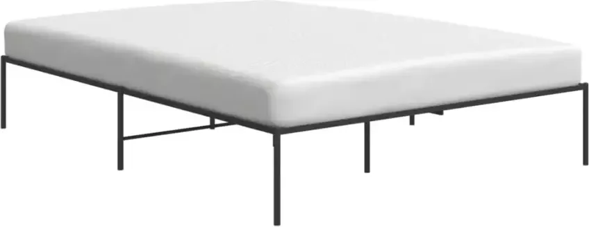VidaXL -Bedframe-metaal-zwart-140x190-cm - Foto 3