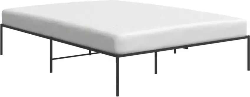 VidaXL -Bedframe-metaal-zwart-150x200-cm - Foto 3