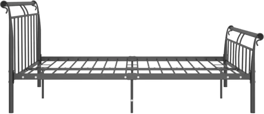 VidaXL -Bedframe-metaal-zwart-180x200-cm - Foto 3