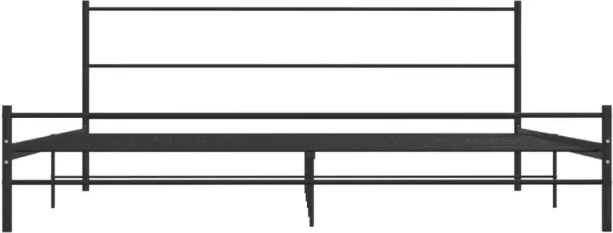 VidaXL -Bedframe-metaal-zwart-180x200-cm - Foto 3