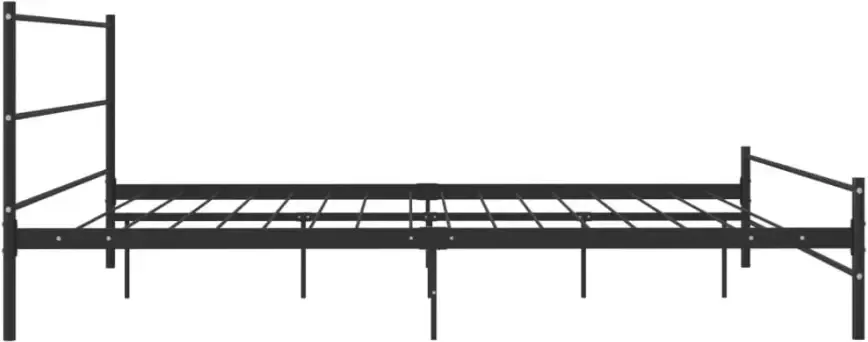 VidaXL -Bedframe-metaal-zwart-180x200-cm - Foto 2