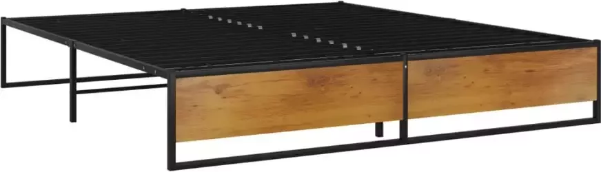 VidaXL -Bedframe-metaal-zwart-180x200-cm - Foto 14