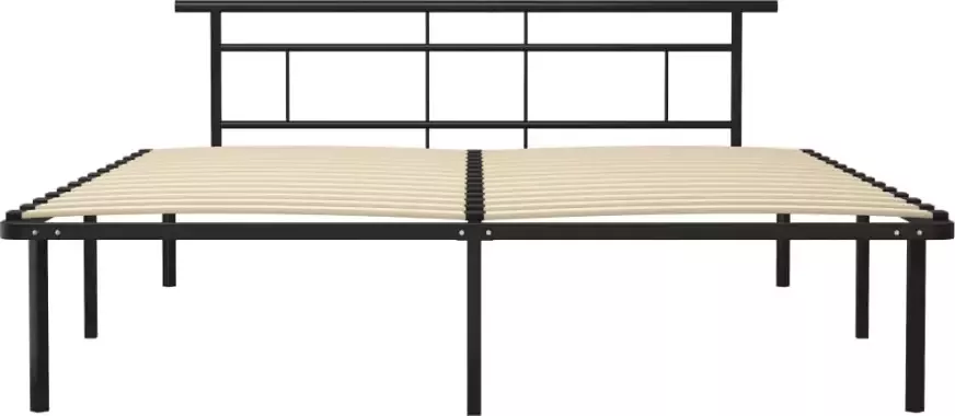 VidaXL -Bedframe-metaal-zwart-180x200-cm - Foto 9