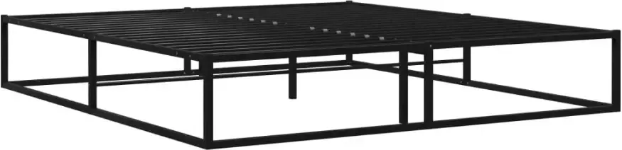 Vida XL Bedframe metaal zwart 180x200 cm SKU: V324790 - Foto 3