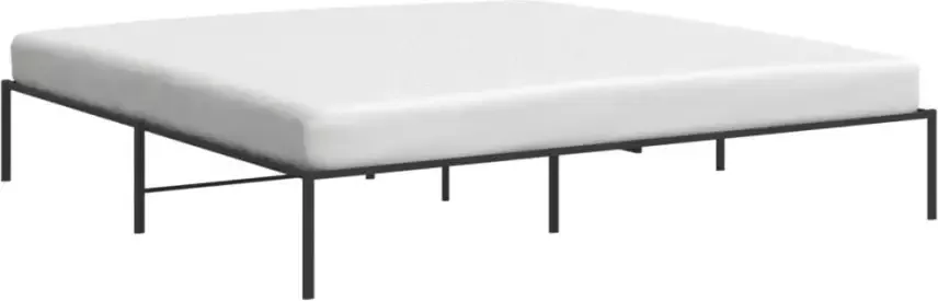 VidaXL -Bedframe-metaal-zwart-200x200-cm - Foto 4