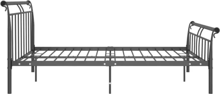 VidaXL -Bedframe-metaal-zwart-200x200-cm - Foto 3