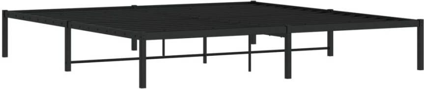 VidaXL -Bedframe-metaal-zwart-200x200-cm - Foto 4