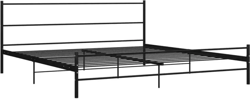 VidaXL -Bedframe-metaal-zwart-200x200-cm - Foto 4