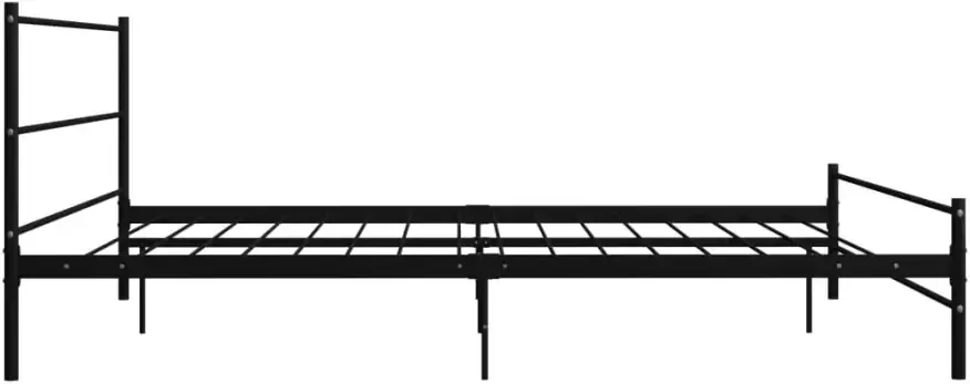 VidaXL -Bedframe-metaal-zwart-200x200-cm - Foto 2