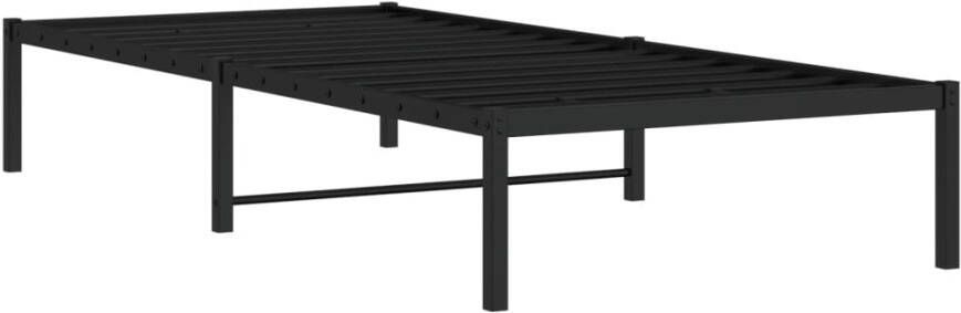 VidaXL -Bedframe-metaal-zwart-90x190-cm - Foto 4