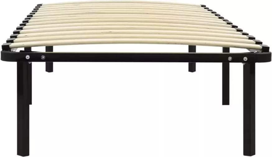 VidaXL -Bedframe-metaal-zwart-90x200-cm - Foto 2