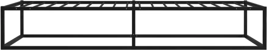 VidaXL -Bedframe-metaal-zwart-90x200-cm - Foto 2