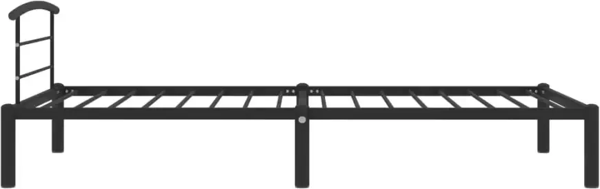 VidaXL -Bedframe-metaal-zwart-90x200-cm - Foto 3