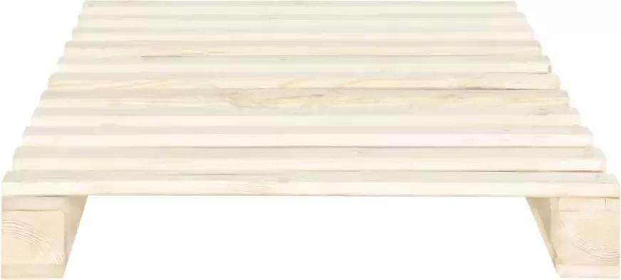 VidaXL -Bedframe-pallet-massief-grenenhout-100x200-cm - Foto 2