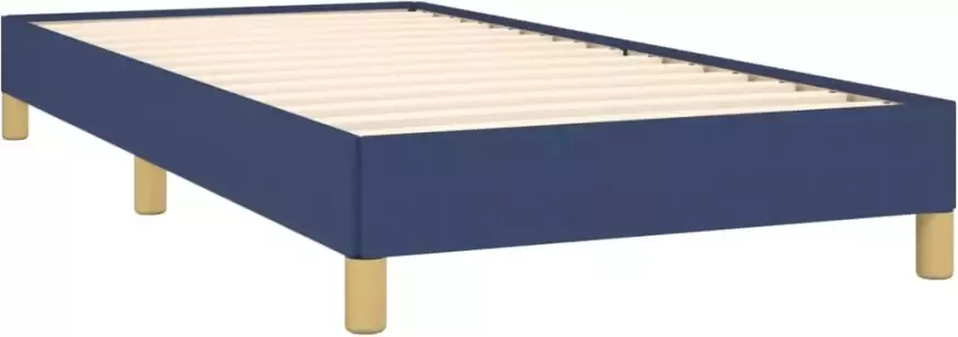 VidaXL -Bedframe-stof-blauw-100x200-cm - Foto 4