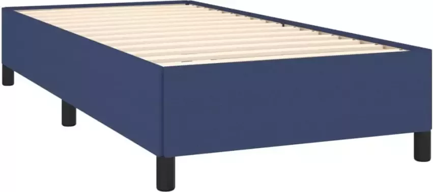 VidaXL -Bedframe-stof-blauw-100x200-cm - Foto 4