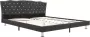 VIDAXL Bedframe stof donkergrijs 180x200 cm - Thumbnail 3