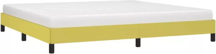 VidaXL Bedframe zonder matras 200x200 cm stof groen - Foto 6