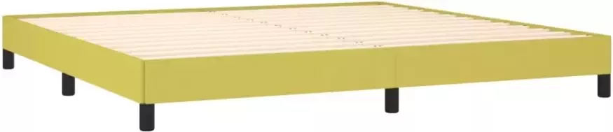 VidaXL Bedframe zonder matras 200x200 cm stof groen - Foto 5