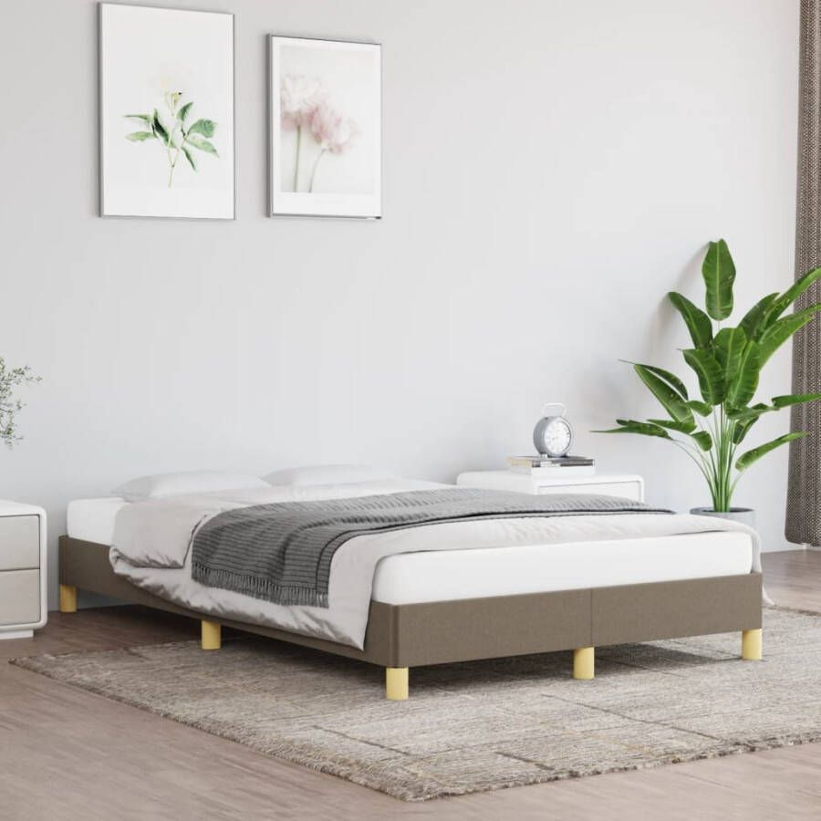 VidaXL -Bedframe-stof-taupe-120x190-cm - Foto 2