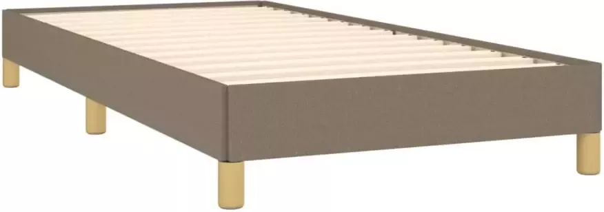 VidaXL -Bedframe-stof-taupe-90x200-cm - Foto 5