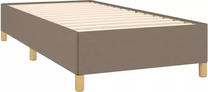 VidaXL -Bedframe-stof-taupe-90x200-cm - Foto 4