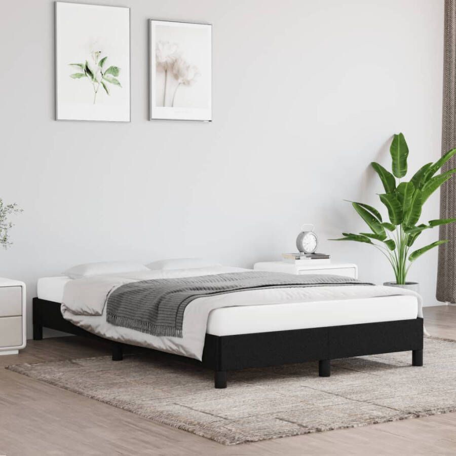 VidaXL -Bedframe-stof-zwart-120x190-cm - Foto 2