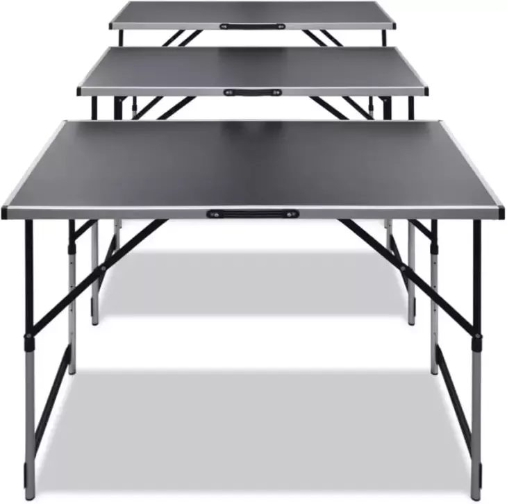 VidaXL Behangtafel inklapbaar en in hoogte verstelbaar 3 st - Foto 4