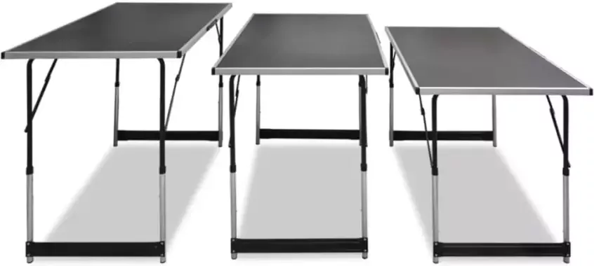 VidaXL Behangtafel inklapbaar en in hoogte verstelbaar 3 st - Foto 2