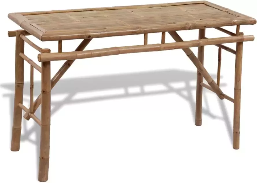 VidaXL Picknick tafel set inklapbaar bamboe 3-delig - Foto 1
