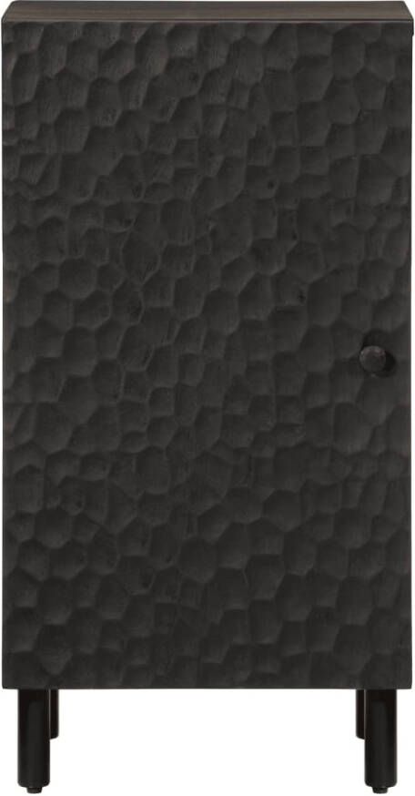 VidaXL -Bijzetkast-40x33x75-cm-massief-mangohout-zwart - Foto 5
