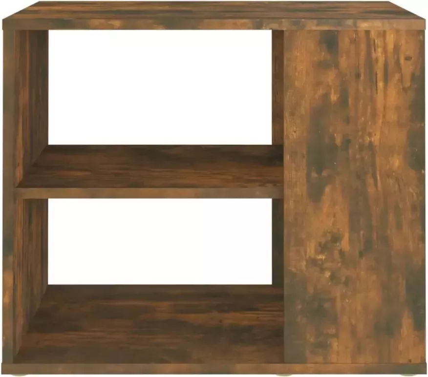 VidaXL -Bijzetkast-60x30x50-cm-bewerkt-hout-gerookt-eikenkleurig - Foto 5