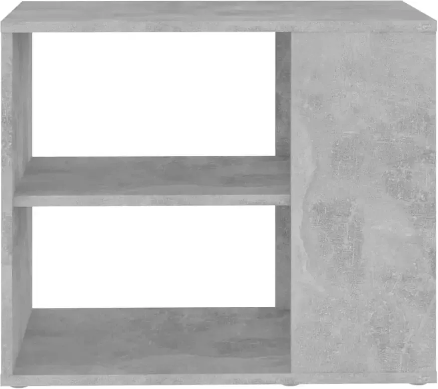 VidaXL -Bijzetkast-60x30x50-cm-bewerkt-hout-betongrijs - Foto 4