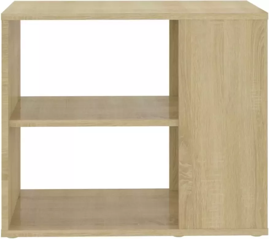 VidaXL Bijzetkast 60x30x50 cm bewerkt hout sonoma eikenkleurig - Foto 4