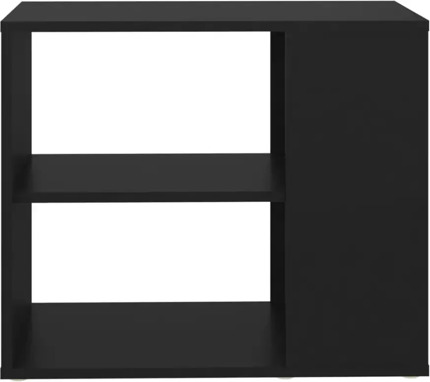 VidaXL Prolenta Premium Bijzetkast 60x30x50 cm spaanplaat zwart - Foto 3