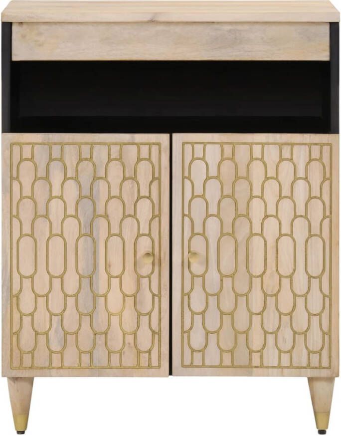 VidaXL -Bijzetkast-60x33x75-cm-massief-mangohout - Foto 11