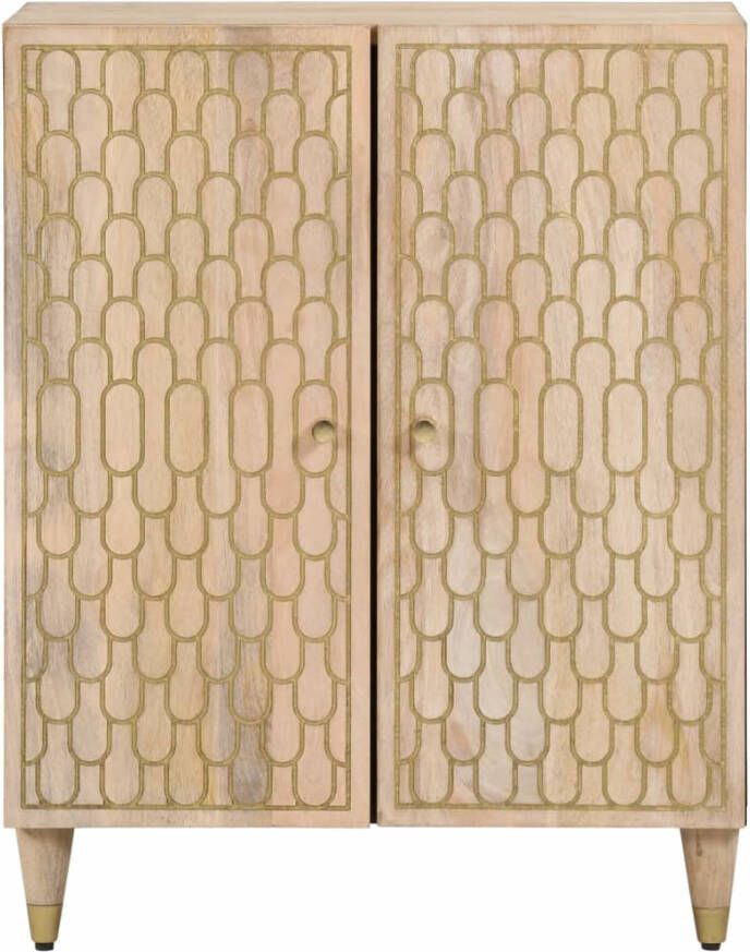 VidaXL -Bijzetkast-60x33x75-cm-massief-mangohout - Foto 9