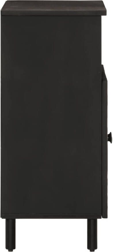 VidaXL -Bijzetkast-60x33x75-cm-massief-mangohout-zwart - Foto 9