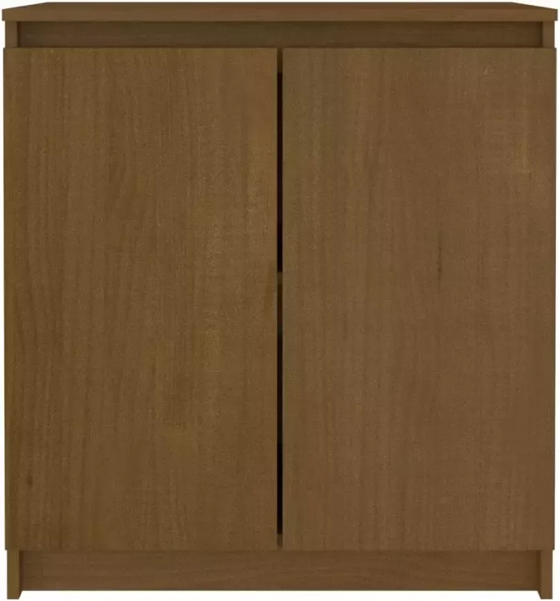 VidaXL -Bijzetkast-60x36x65-cm-massief-grenenhout-honingbruin - Foto 4