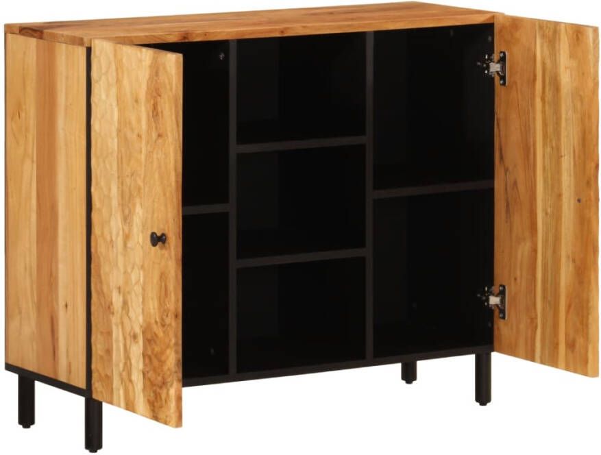 VidaXL -Bijzetkast-90x33x75-cm-massief-acaciahout