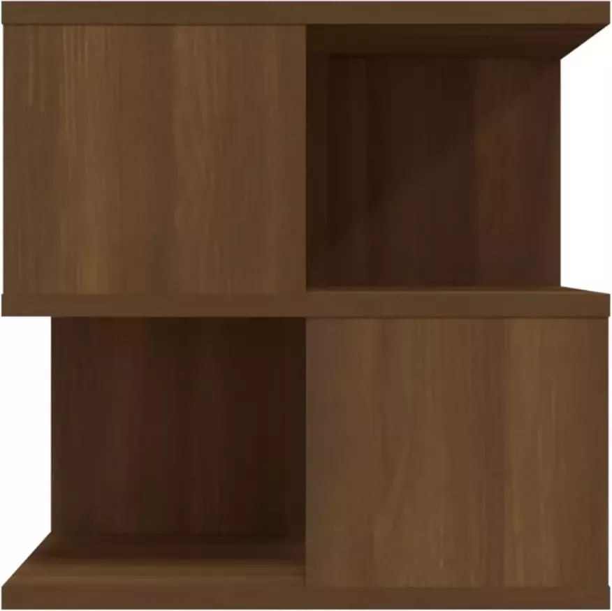 VidaXL -Bijzettafel-40x40x40-cm-bewerkt-hout-bruineikenkleurig - Foto 4