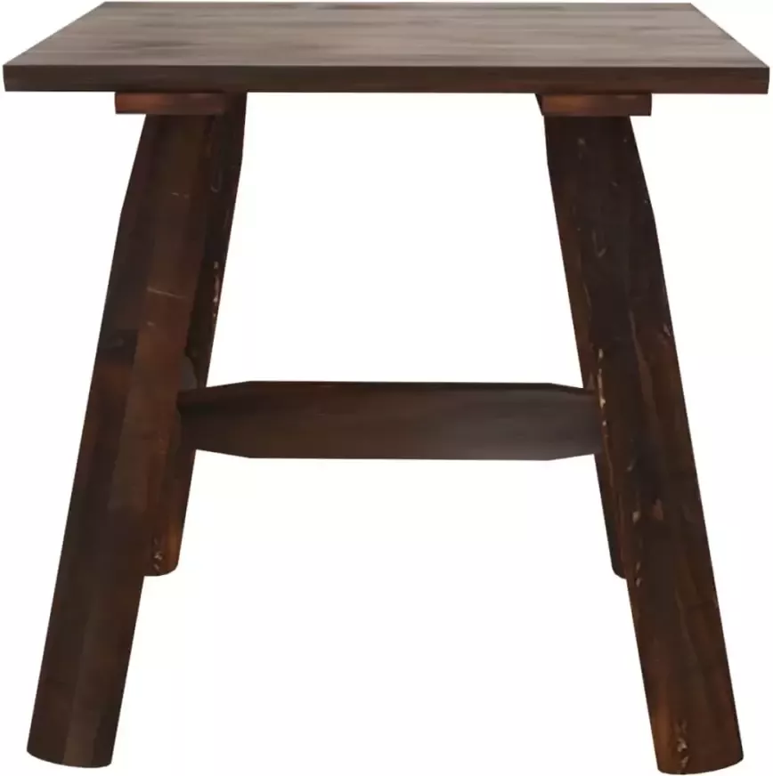 VIDAXL Bijzettafel 49x49x50 cm massief vurenhout