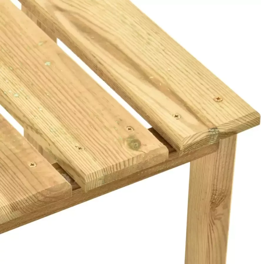 VIDAXL Bijzettafel voor ligbed 30x30x26 cm geïmpregneerd grenenhout - Foto 1