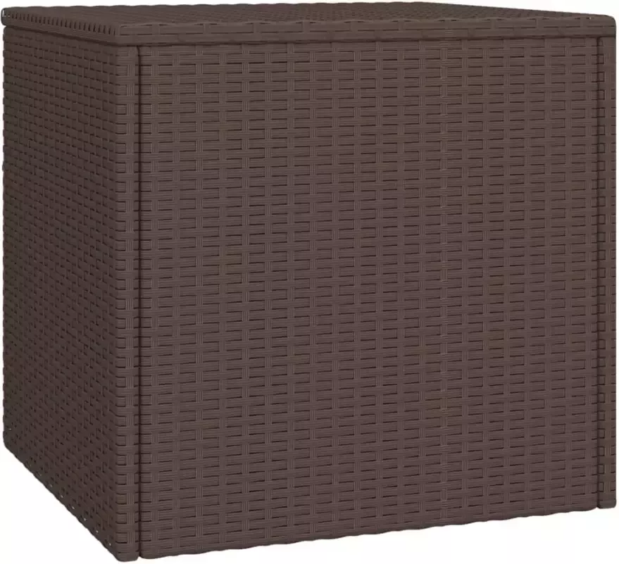 VidaXL -Bijzettafels-3-st-poly-rattan-bruin