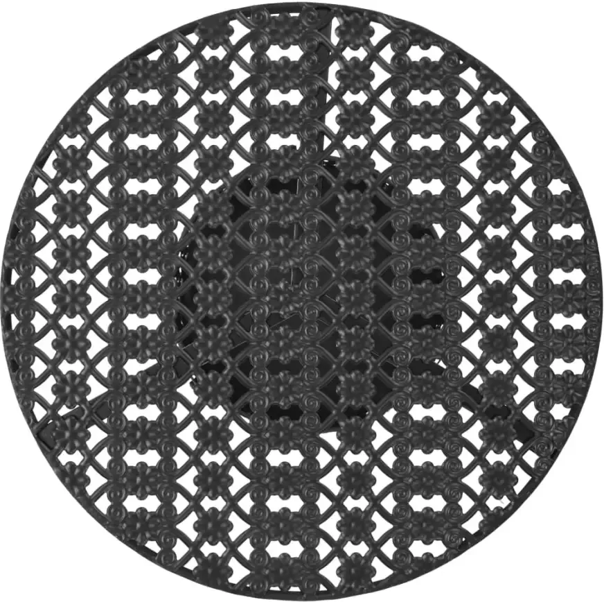 VIDAXL Bistrotafel 40x70 cm metaal zwart - Foto 3