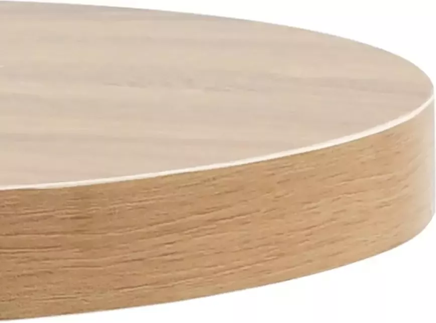 VidaXL -Bistrotafel-60-cm-MDF-lichtbruin - Foto 2