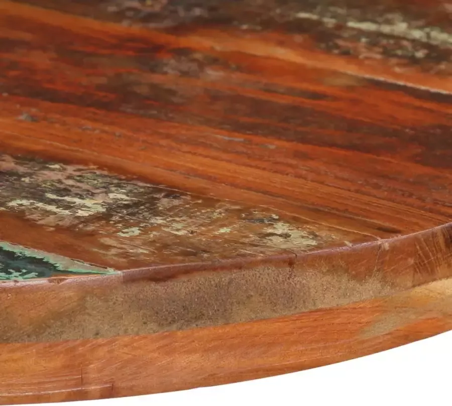 VIDAXL Bistrotafel rond Ø60x75 cm massief gerecycled hout