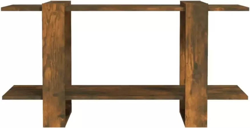 VidaXL -Boekenkast-100x30x51-cm-bewerkt-hout-gerookt-eikenkleurig - Foto 1