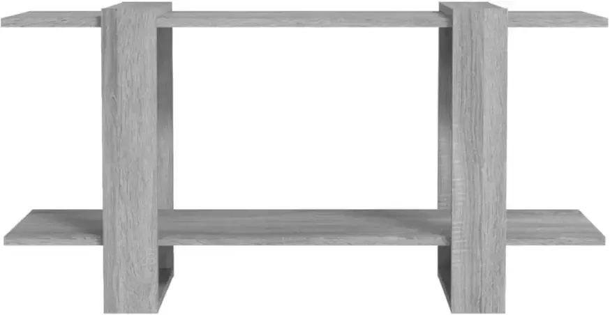 VidaXL -Boekenkast-100x30x51-cm-bewerkt-hout-grijs-sonoma-eikenkleurig - Foto 4