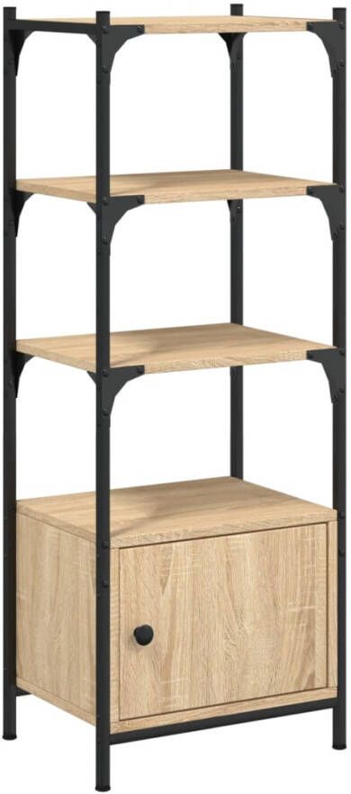 VidaXL -Boekenkast-3-laags-41x30x109 5-cm-bewerkt-hout-sonoma-eiken - Foto 6